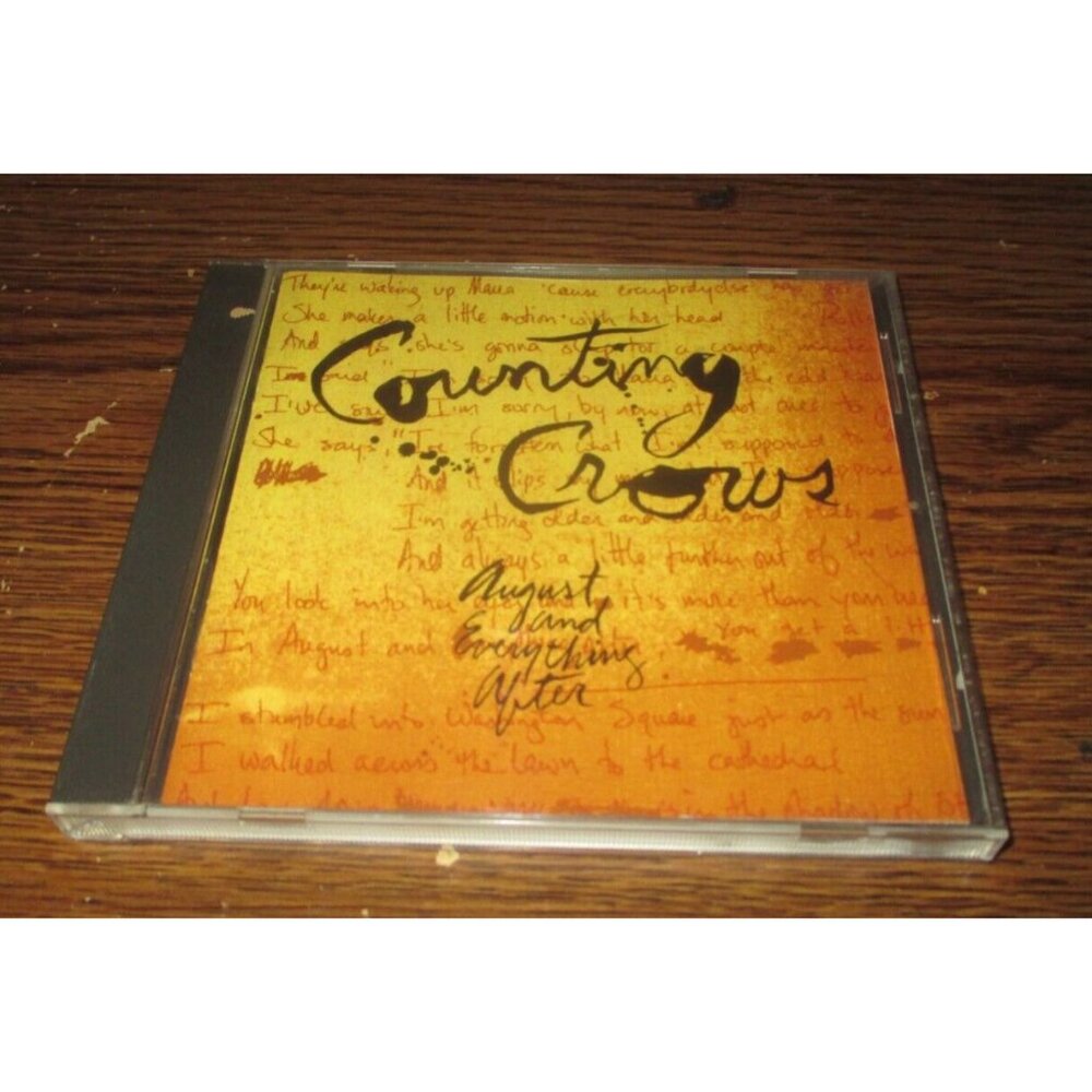 Counting Crows- August and Everything After on cd (Geffen Records Canada, 1993)
